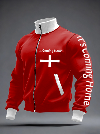 Unisex UK Football Lover England It's Coming Home 2026 Printed top