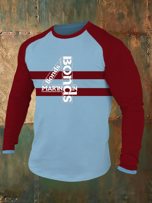 Men's West Ham United Football Printed Long-Sleeve T-Shirt