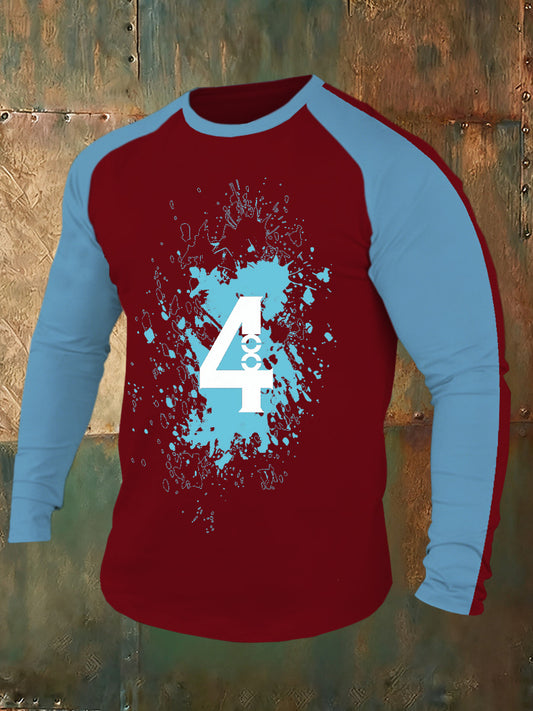 Men's West Ham United Football Printed Long-Sleeve T-Shirt