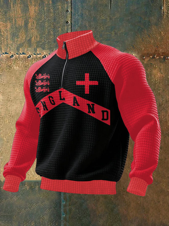 Men's UK England Football Lover It's Coming Back 2026 Printed Sweatshirt