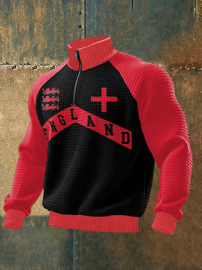 Men's UK England Football Lover It's Coming Back 2026 Printed Sweatshirt