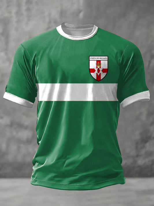 Unisex Northern Ireland Football Lover Printed T-shirt