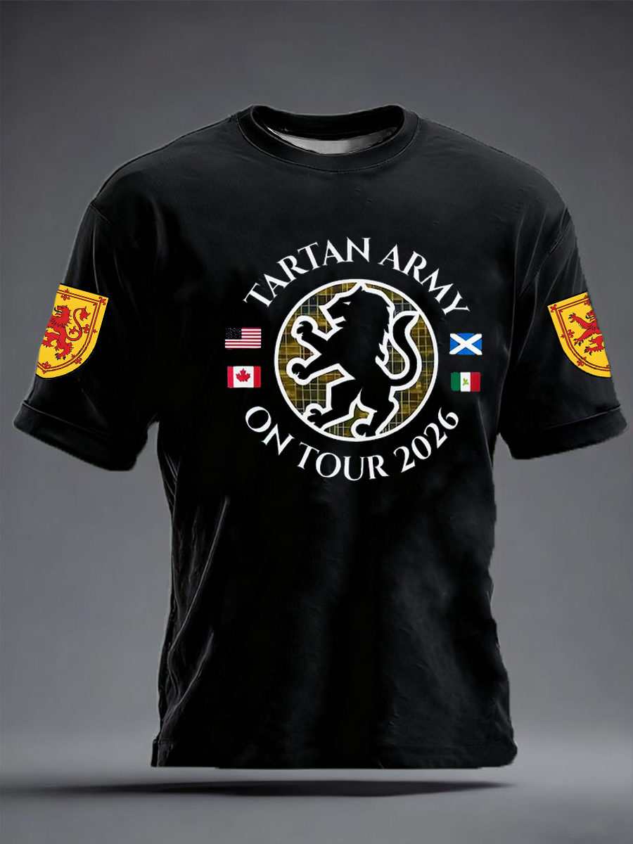 Men's UK Football Lover Scotland short sleeves t-shirt